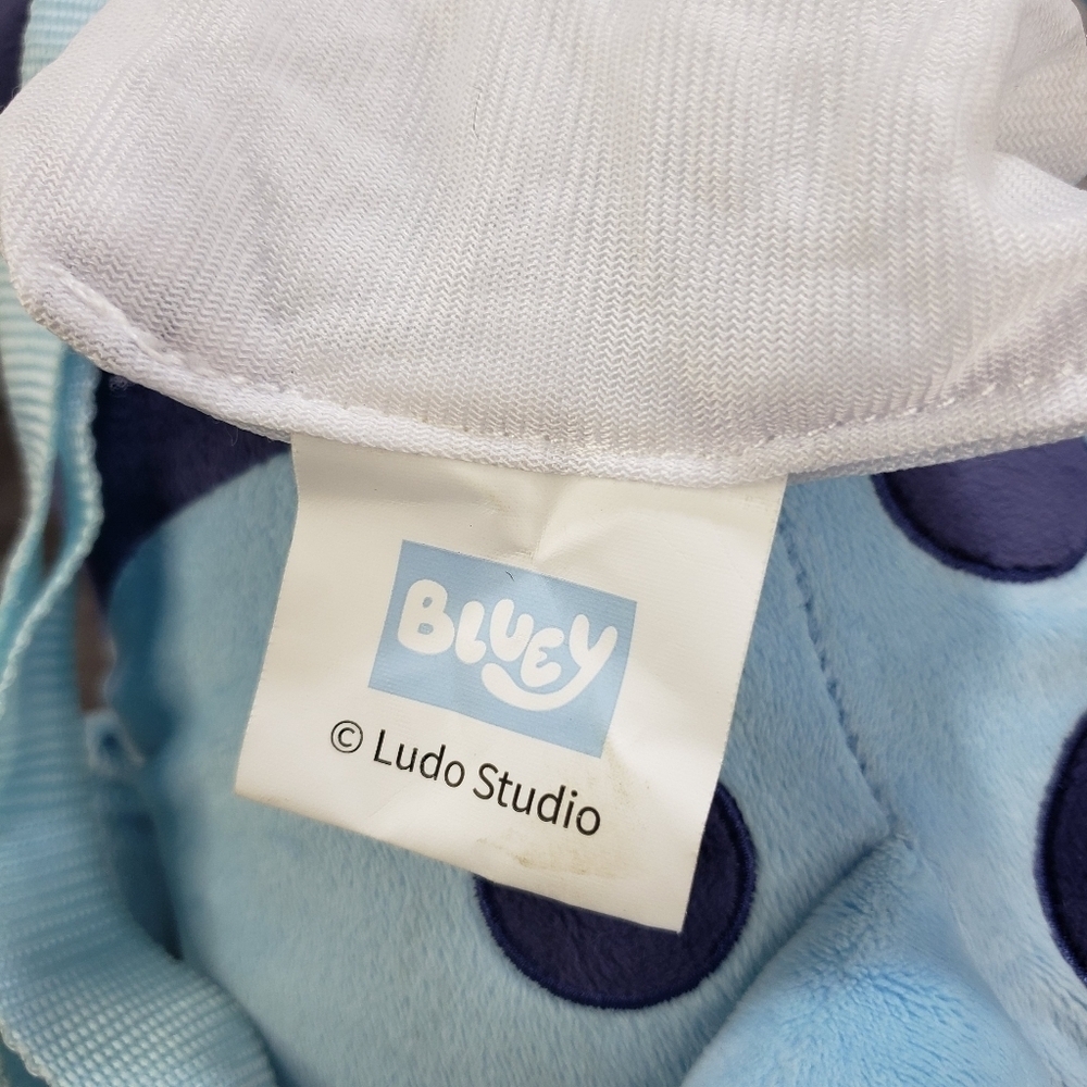 Bluey Plush Backpack Embroidered Adjustable 17 Inch 2023 - Picture 8 of 10